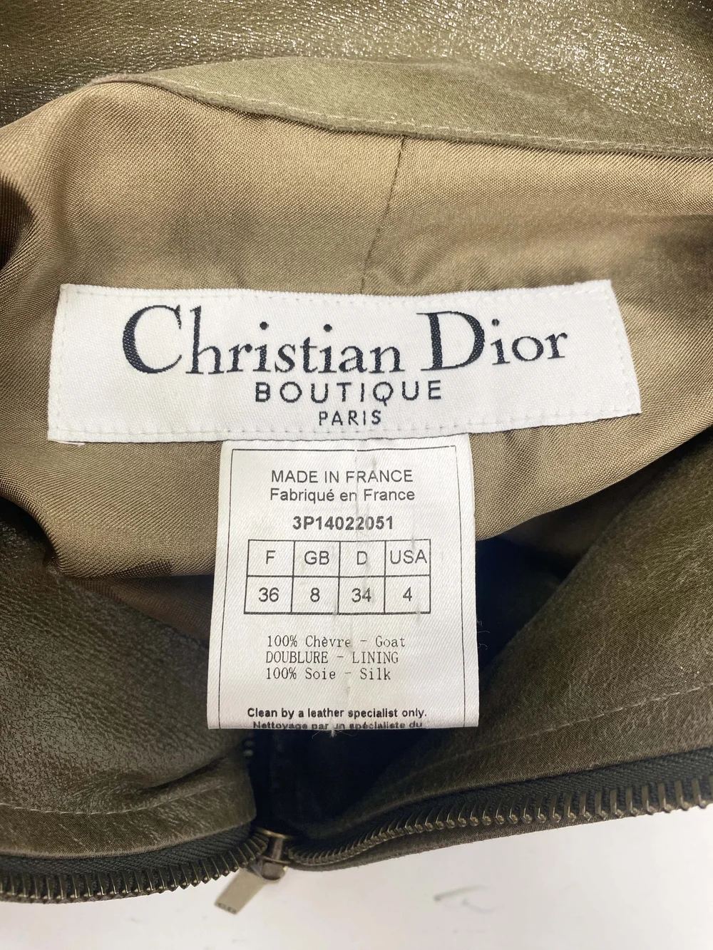 Christian Dior Boutique S/S 2003 leather corset jacket — JAMES VELORIA